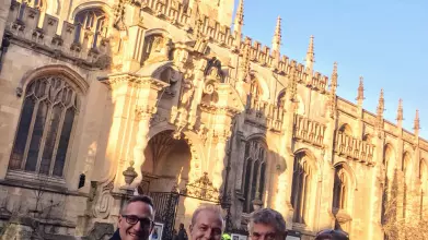 Hilton Freund, Harvey Whitehouse, David Dein & Martha Newson